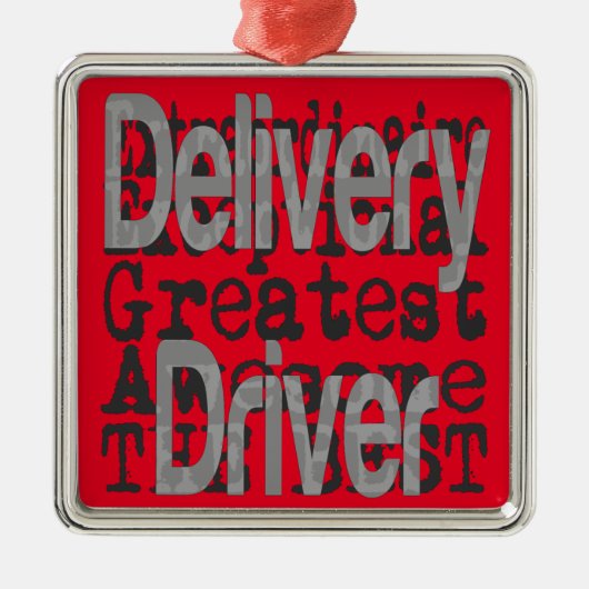 Extraordinaire für Lieferfahrer Ornament Aus Metall (Vorne)