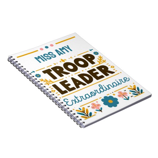 Extraordinaire Journal der Pfadfindertruppe Notizblock (Rechte Seite)