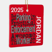 Extraordinär CUSTOM, Mitarbeiter der Strafverfolgu Keramikornament (Rechts)