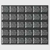 Extraordinär für Cybersicherheitsanalytiker Geschenkpapier (Flach)