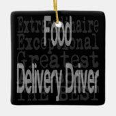 Extraordinär für Lebensmittellieferanten Keramikornament (Vorderseite)