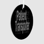 Extraordinär für Patiententransporter Ornament (Vorderseite)