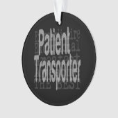 Extraordinär für Patiententransporter Ornament (Vorderseite)
