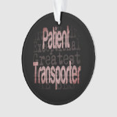 Extraordinär für Patiententransporter Ornament (Vorderseite)
