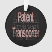 Extraordinär für Patiententransporter Ornament (Vorderseite)