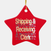 Extraordinär für Versand und Empfang Keramik Ornament (Hinten)