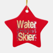 Extraordinär für Wasserski Keramik Ornament (Hinten)