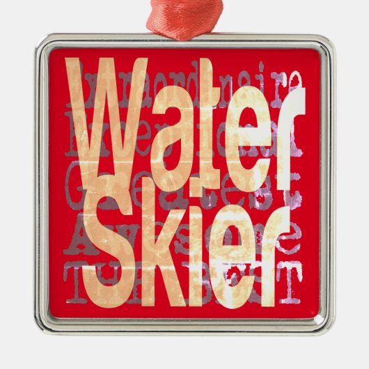 Extraordinär für Wasserski Ornament Aus Metall (Vorne)