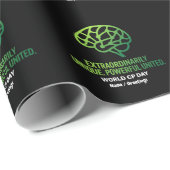 Extraordinarily Unique & United Cerebral Palsy  Geschenkpapier (Rolleneckpunkt)