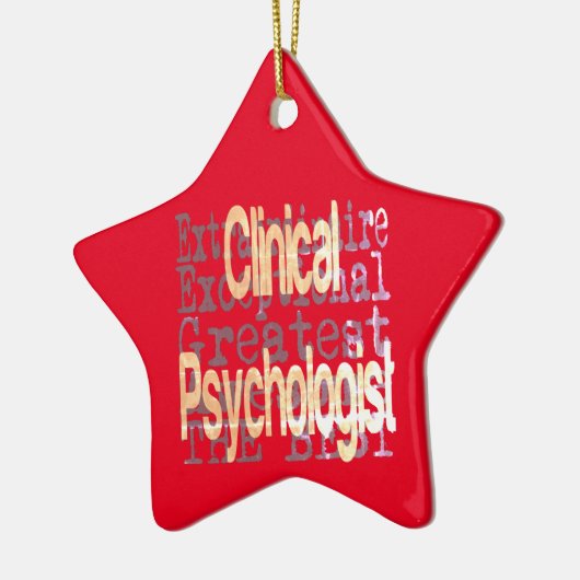 Extraordinärin für klinische Psychologie Keramik Ornament (Links)