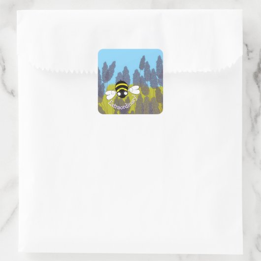 Extraordinary Bee Sticker (Tasche)