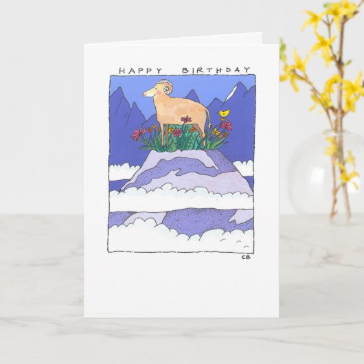 "Extraordinary" Birthday Card Karte (Gelbe Blume)