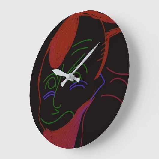 Extraordinary Hero Große Wanduhr (Winkel)