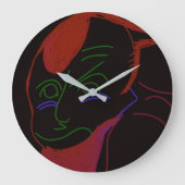 Extraordinary Hero Große Wanduhr (Vorderseite)