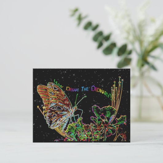 Extraordinary Starry Night Postkarte (Stehend Vorderseite)