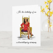 Extraordinary Woman Karte (Gelbe Blume)