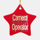 Extraordinator des Kamerastreibers Keramik Ornament (Hinten)