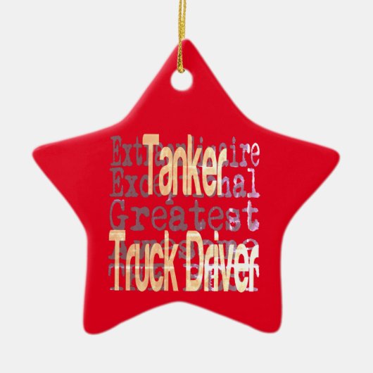 Extraordinator für Tanklastwagen Keramik Ornament (Vorne)