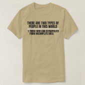 Extrapolate T ShirtData Science Shirt 518 (Design vorne)