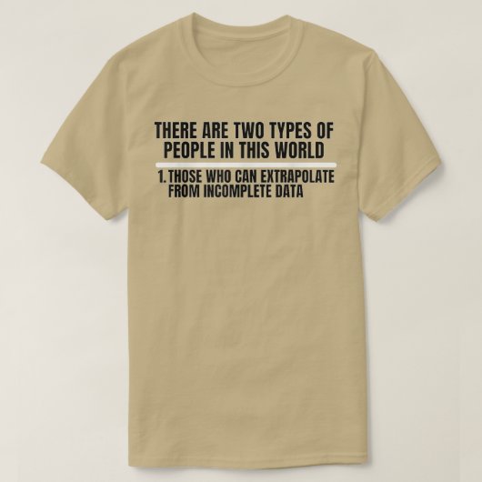 Extrapolate T ShirtData Science Shirt 518 (Design vorne)