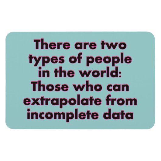 Extrapolieren Sie das... Magnet (Horizontal)