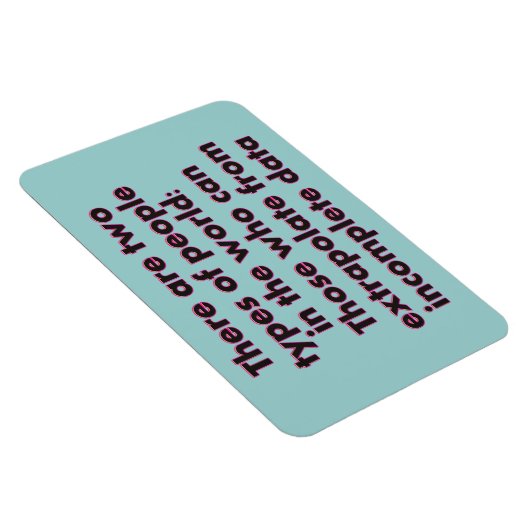 Extrapolieren Sie das... Magnet (Rechte Seite)