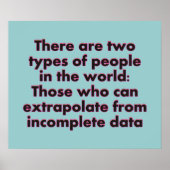 Extrapolieren Sie das... Poster (Vorne)