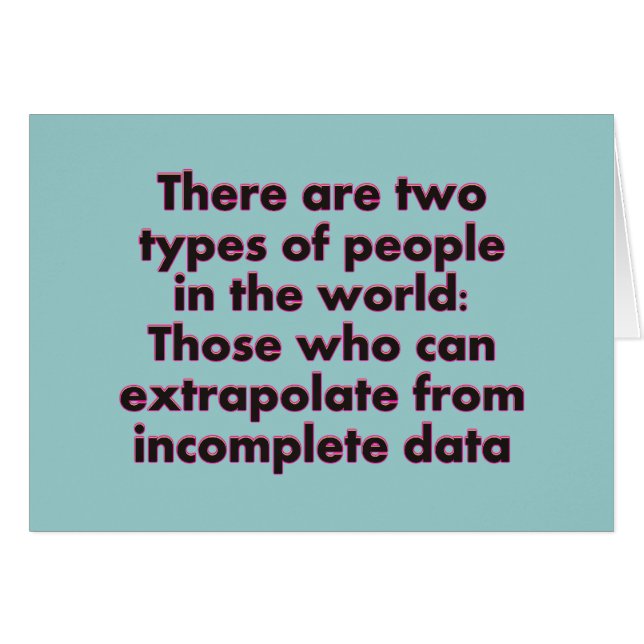 Extrapolieren Sie dieses… (Vorderseite (Horizontal))