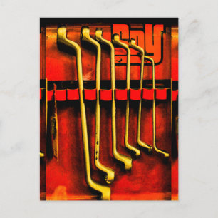 Extras Spanners Garage Bikes Cars Fixierung Postkarte