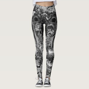 Extraschläger-dunkle gotische leggings