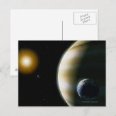 Extrasolar Planet Postkarte (Vorne/Hinten)