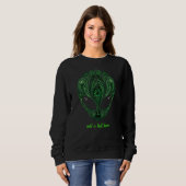 Extraterrestrial UFO Alien Sweatshirt (Vorne ganz)