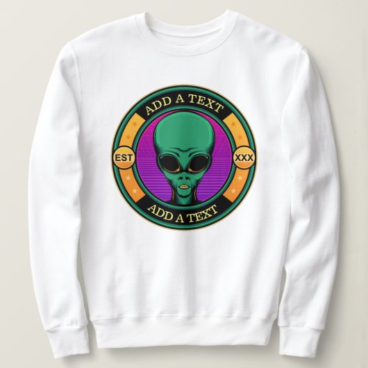 Extraterrestrial UFO Sweatshirt (Design vorne)