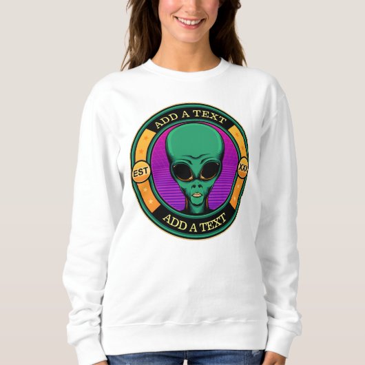 Extraterrestrial UFO Sweatshirt (Vorderseite)