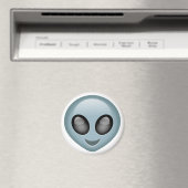 Extraterrestrische Alien Emoji Magnet (In Situ (Geschirrspüler))