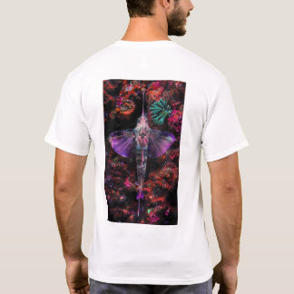 Extraterrestrische Alien Lederhautfoto T-Shirt