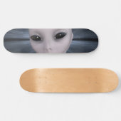 Extraterrestrische Alien Skateboard (Horizontal)
