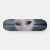 Extraterrestrische Alien Skateboard (Horizontal)