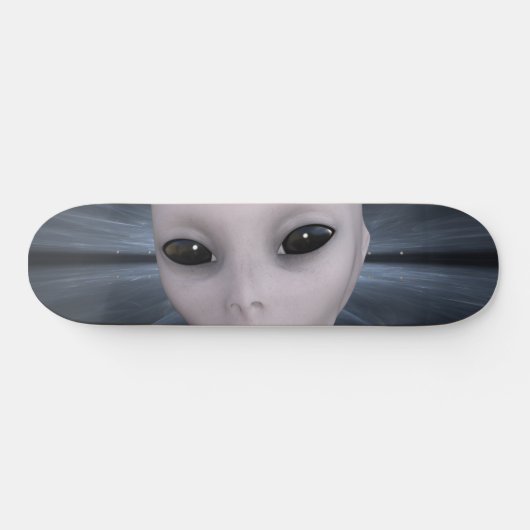 Extraterrestrische Alien Skateboard (Horizontal)