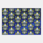 Extraterrestrische Alien Skulls Geschenkpapier Set (Vorderseite 2)