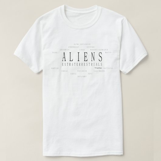 Extraterrestrische Außerirdischen T-Shirt (Design vorne)