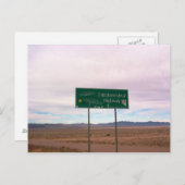 Extraterrestrische Autobahn Postkarte (Vorne/Hinten)