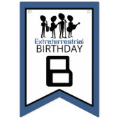 Extraterrestrische Band, Geburtstag Wimpelkette (Zweite Fahne)