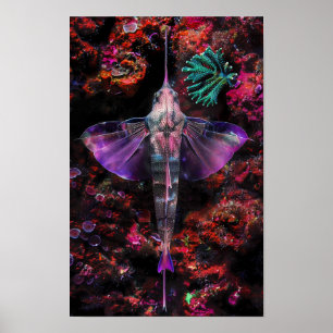 Extraterrestrische Begegnung Alien-Poster Poster