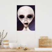 Extraterrestrische biologische Einheit Poster (Küche)
