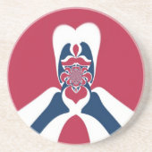 Extraterrestrische E-T Hakuna Matata I Come in Pea Sandstein Untersetzer (Vorne)