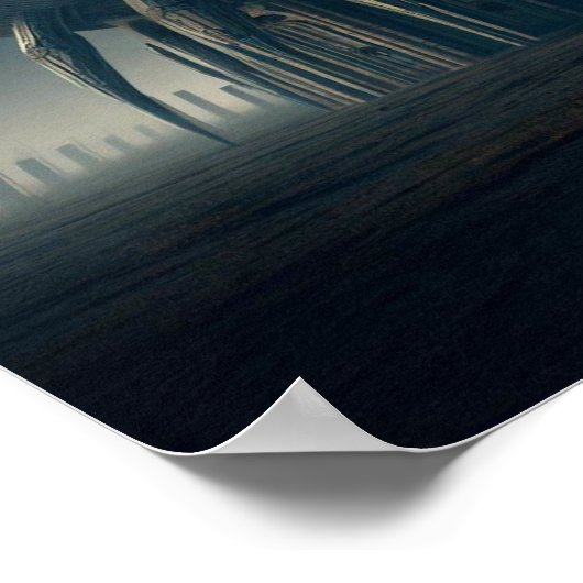 Extraterrestrische Struktur Poster (Ecke)