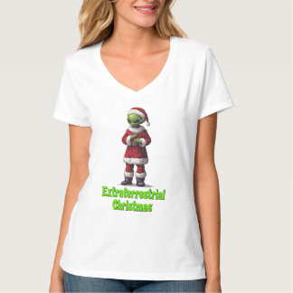 Extraterrestrische Weihnachten T-Shirt