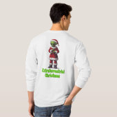 Extraterrestrische Weihnachten T-Shirt (Schwarz voll)