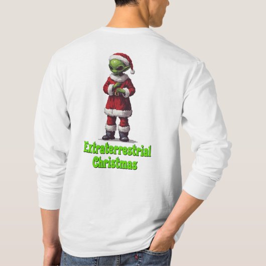 Extraterrestrische Weihnachten T-Shirt (Rückseite)